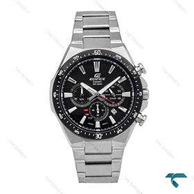 ساعت مردانه ادیفایس EQS-800 کاسیو سیلور مشکی Edifice-6777-G