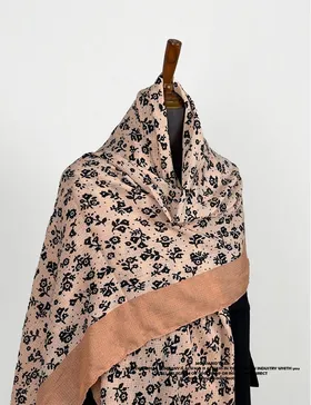 شال وارداتی گل‌دار کد 3E