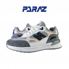 کفش اسپرت مردانه برند نیوبالانس new balance مدل پدیده کرم طوسی کد 184