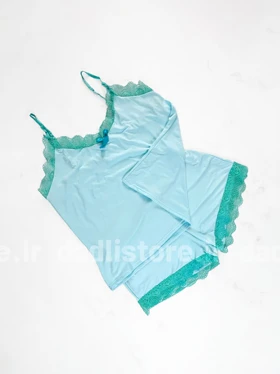 ست لباس خواب تاپ و شورتک گیپور