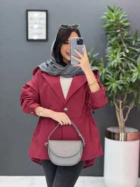 مانتو بغل کش جلو دکمه