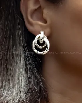 گوشواره میخ نقره مینیمال 00094