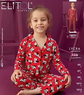 بلوز شلوار بچگانه طرح میکی موز