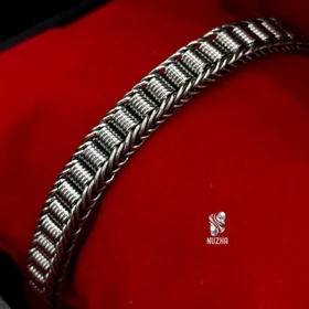 دستبندنقره مردانه کدdm1006