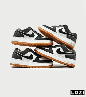 کفش کتانی مردانه و زنانه مشکی طوسی نایک NIKE AIR FORCE مدل 4191