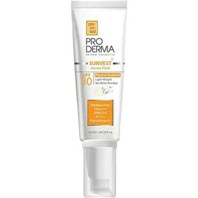 فلوئید ضدآفتاب بی رنگ پرودرما SPF30 پوست خشک حجم 50گرم