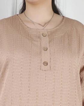 پیراهن مانتویی کوک دوزی 6923