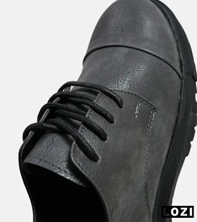 کفش کتانی مردانه طوسی BERSHKA