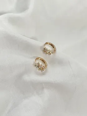 گوشواره گندمی نگین‌دار