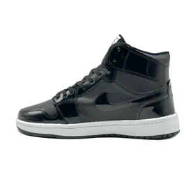 کفش کتانی اسپرت ساق‌دار مردانه رنگ مشکی مدل نایک NIKE Jordan 1 low