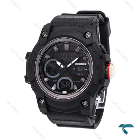 ساعت هامر دوزمانه 1440 مردانه فول مشکی Hummer-6514-G