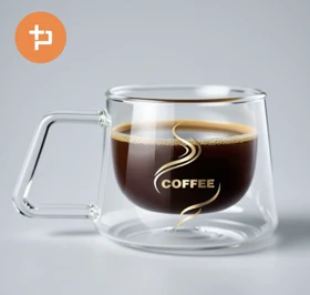کاپ قهوه خوری طرح COFFEE