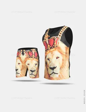 ست رکابی و شلوارک مردانه King