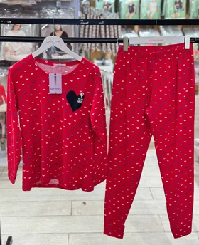 بلوز و شلوار سایز بزرگ نخ پنبه سکسن کد 40805