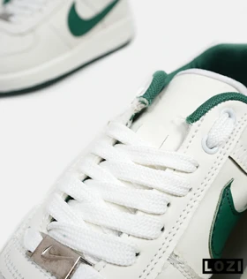 کفش مردانه و زنانه سفید یشمی NIKE AIR FORCE