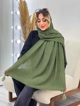 شال پلیسه شاین دار شکوفه