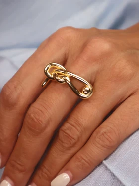 انگشتر زنانه دوگره کد R4102