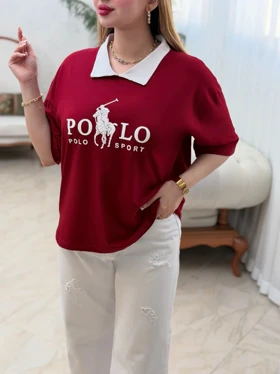 تیشرت لئوپارد 0837 (زرشکی)