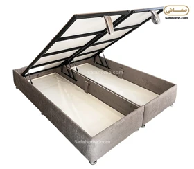 تخت باکس جکدار طرح مخمل
