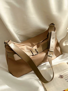 کیف جیر کمربندی 21222 (نسکافه ای چرمی)