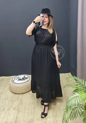 پیراهن مجلسی یقه قایقی