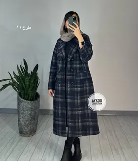 پالتو پشمی آستردار نورا5