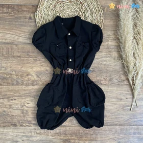 رامپر دخترانه مشکی