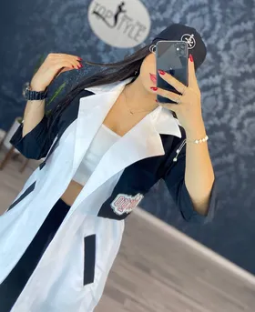 ست مانتو و شلوار کد : 7286