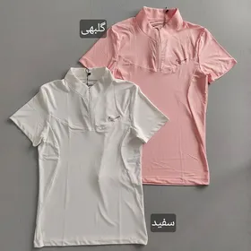 تیشرت یقه ایستاده نیم زیپ پرو فیت 36 38
