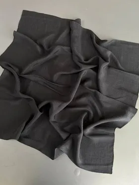 روسری قواره کوچک نخی مشکی