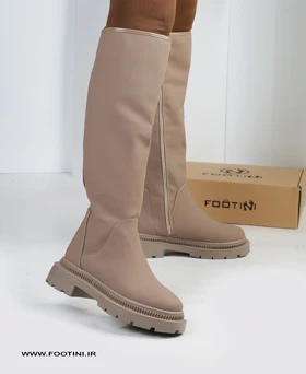 نیم بوت بلند بغل زیپ زنانه 6002 MR