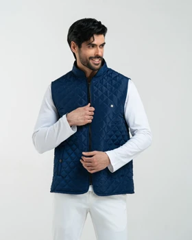 ام کی کالکشن جلیقه mk-1756-navy-blue