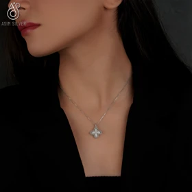 گردنبند نقره لوفا