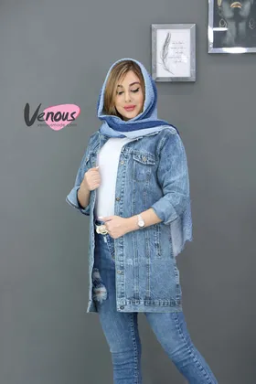 کت جین آبی روشن DEFACTO