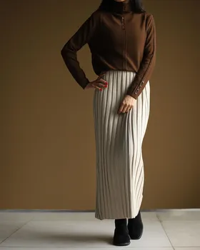 دامن پلیسه beige