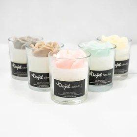 شات شمع دوژه طرح گل