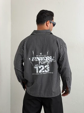 پیراهن 123 راه راه2057