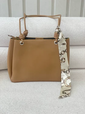 کیف زنانه جاکولین (کرم تیره)