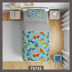 روتختی کودک طرح ماشین مدل T5733