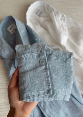 شومیز لینن برشکا CH684