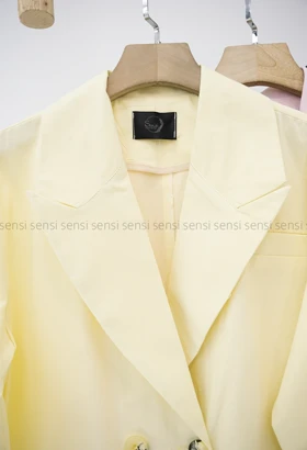 کت لینن آستین آستر دار کد1004064