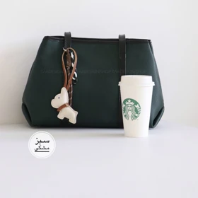 کیف زنانه بزرگ مدل وانیا (سبز مشکی)