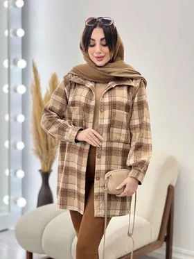 شکت چهارخونه دو جیب تبسم