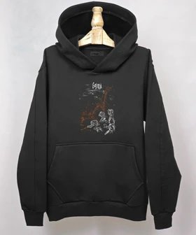 هودی مردانه و زنانه مدل پوستر هنری گوژیرا Gojira