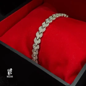 دستبندنقره زنانه کدdnz2027