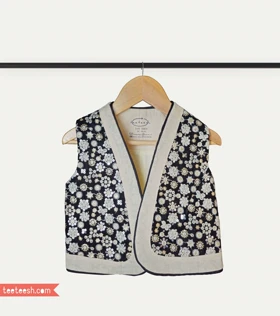 جلیقه سوزندوزی مشکی