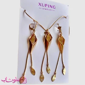 نیم ست زنانه ژوپینگ مدل لوزی آویز بلند کد 5491