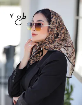 مینی اسکارف توری پلنگی 4009