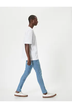 شلوار جین Skinny Fit - Michael Jean 4SAM40027ND