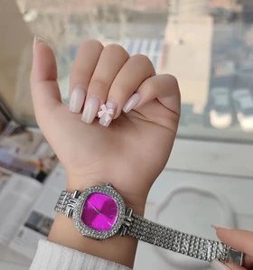 ساعت نگینی فلورا